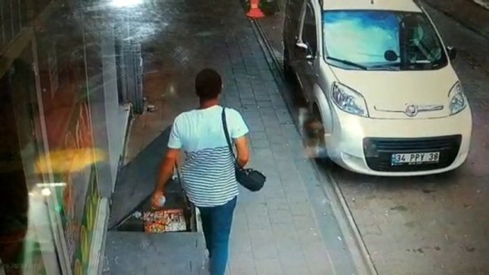 Fatih'te hırsız 14 bin liralık çantayı çalarak kaçtı