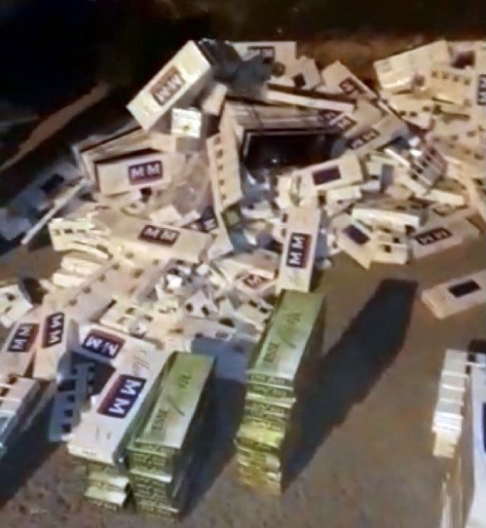Gaziantep'te 38 bin kaçak paket sigara ele geçirildi