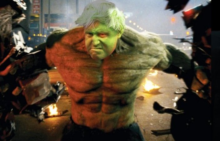 Boris Johnson İngiltere'yi Hulk'a benzetti