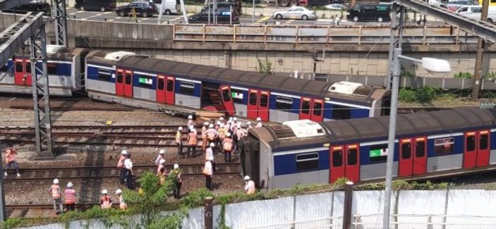 Çin'de tren kazası: 8 yaralı