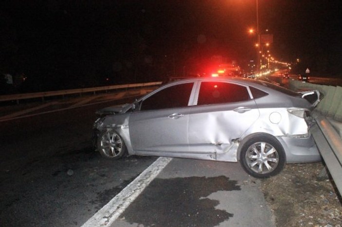 Gaziosmanpaşa'da makas atan sürücü kazaya neden oldu