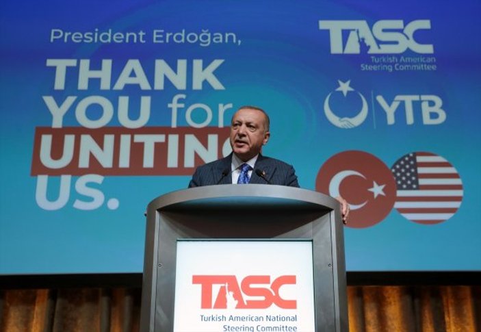 Cumhurbaşkanı Erdoğan, Amerikalı Müslümanlarla buluştu