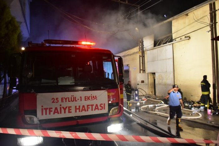 Gaziantep'te atölyede yangın