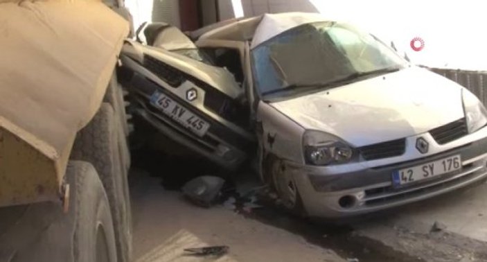İzmir'de freni patlayan kamyon dehşet saçtı