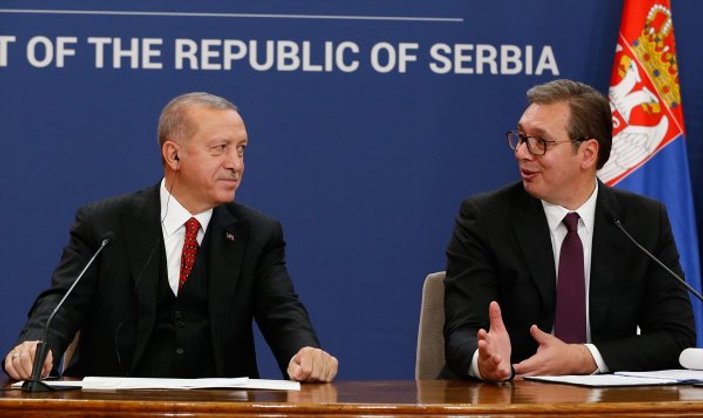 Cumhurbaşkanı Erdoğan Sırbıstan- Türkiye İş Forumu'nda