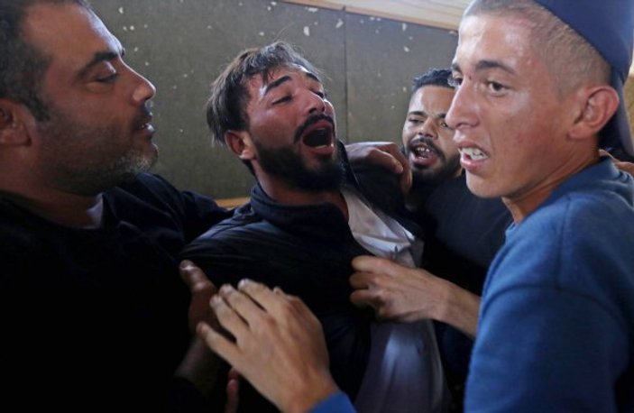 Gazze şehidini uğurladı