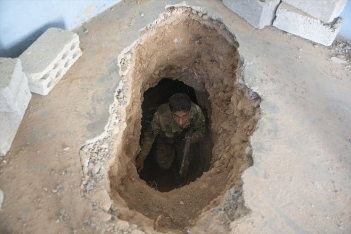 Suriye Milli Ordusu tünellere girdi