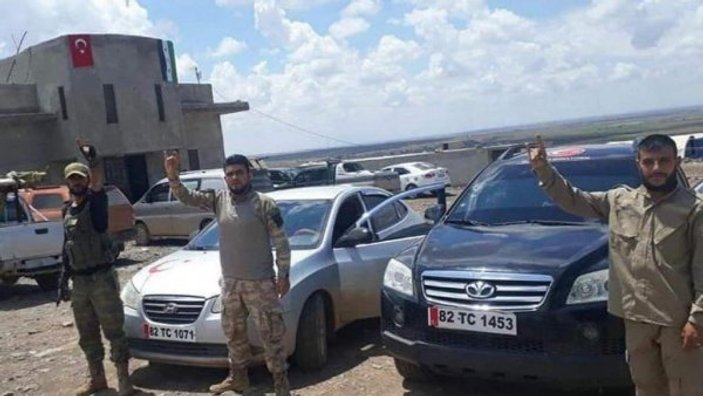 Suriye Milli Ordusu'nun araçları da Barış Pınarı Harekatı için hazır