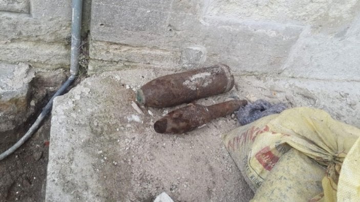 Edirne'de patlamamış bomba korkuttu