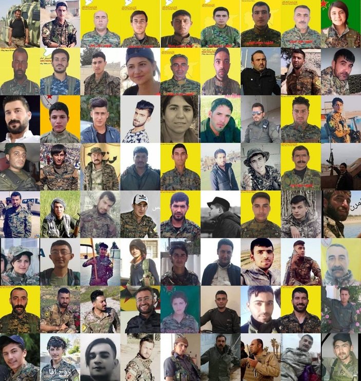 YPG'li teröristler, Mehmetçik karşısında çaresiz