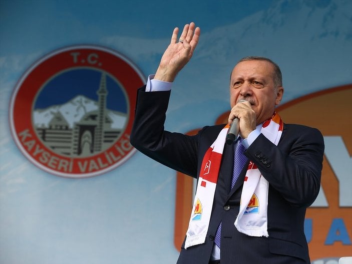 Erdoğan Kayseri Toplu Açılış Töreni'nde