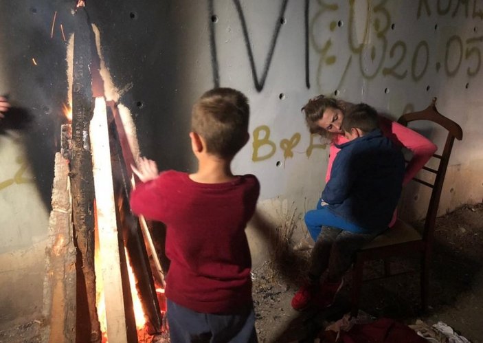 Altındağ'da iki çocuklu aile sokakta kaldı