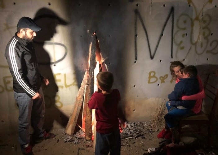 Altındağ'da iki çocuklu aile sokakta kaldı