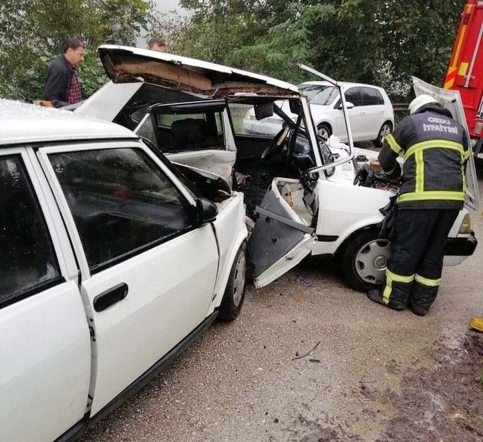 Ordu'daki trafik kazasında 1 kişi öldü, 2 kişi yaralandı