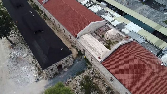 Türkiye’nin en büyük kütüphanesi havadan görüntülendi