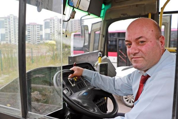 Samsun'da otobüs şoförü yolcuyu hastaneye yetiştirdi