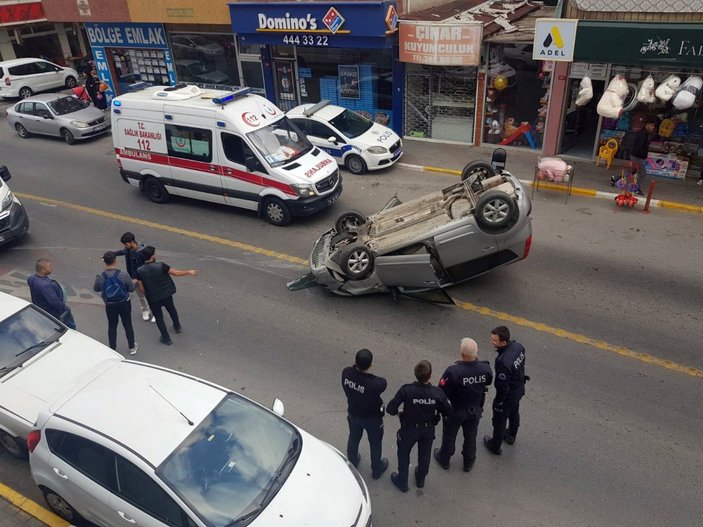 İstanbul'da anne ile küçük kızının ölümden döndüğü kaza