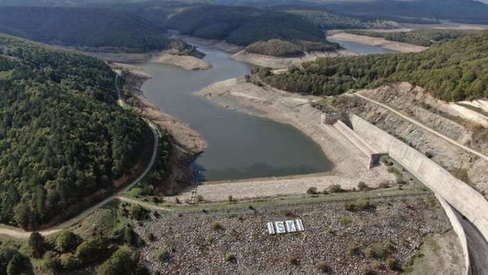 İstanbul'un su ihtiyacını karşılayan barajlarda kuraklık başladı