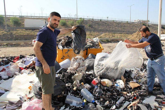 İzmir Bornova'da çöp tepeleri