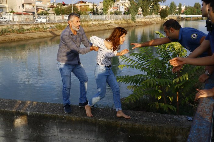 Adana'da eşiyle tartışan kadın intihar etmek istedi