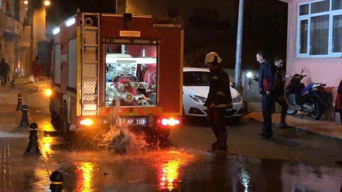 Sinop'ta tüpten sızan gaz patladı