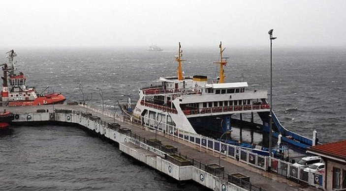 Çanakkale'den Gökçeada'ya yarınki feribot seferleri iptal