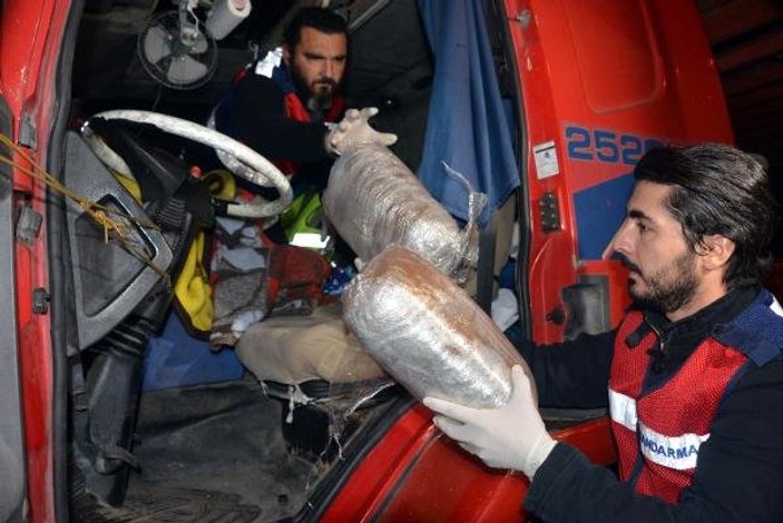 Kahramanmaraş'ta 46 kilo esrar ele geçirildi