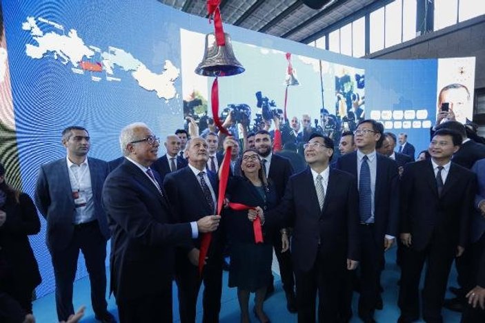 Çin'den gelen ilk yük treni, Ankara'dan törenle uğurlandı