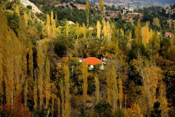 Antalya'da büyüleyen sonbahar renkleri