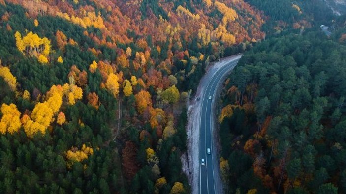 Domaniç Dağları'ndan rengarenk sonbahar görüntüleri