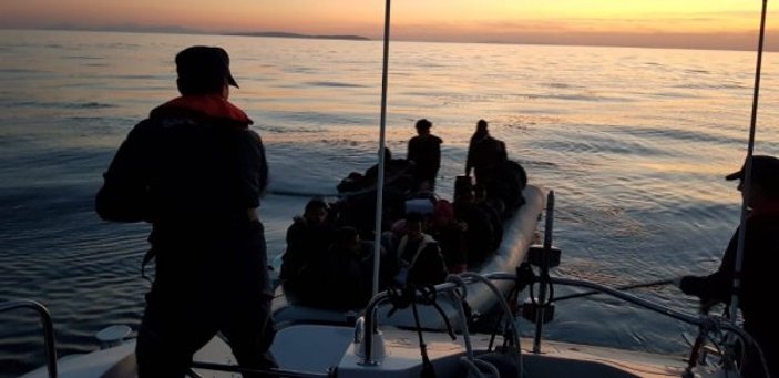 Didim'de 111 kaçak göçmen yakalandı