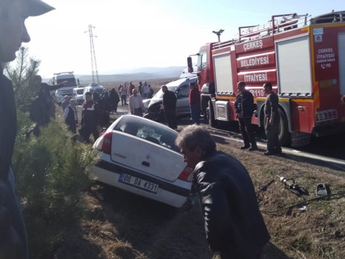 Çankırı'da trafik kazası