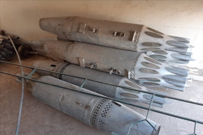 Tel Abyad'da YPG'ye ait mayın deposu bulundu