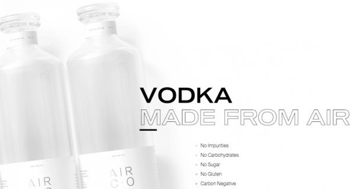 ABD'de hava ve sudan votka üretildi