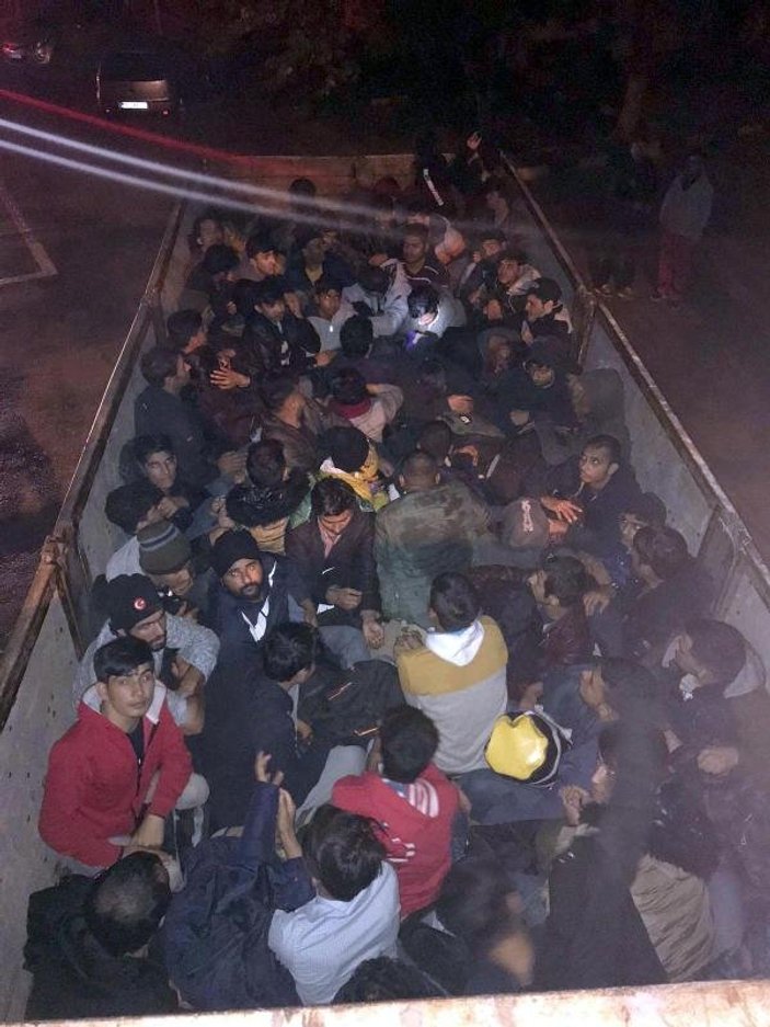 Tekirdağ'da 69 göçmen yakalandı