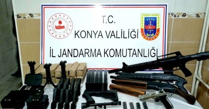 Konya'da ruhsatsız silah satışı yapan 2 kişi yakalandı