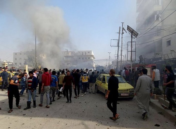 Bab'ta bombalı terör saldırısı: 18 sivil hayatını kaybetti
