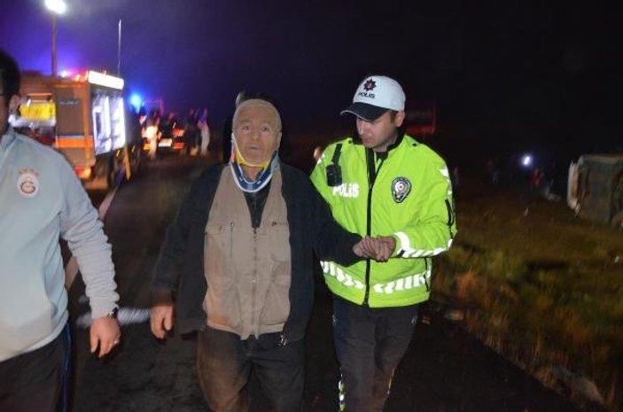 Aksaray'da yolcu otobüsü kazasında 1 ölü 45 yaralı