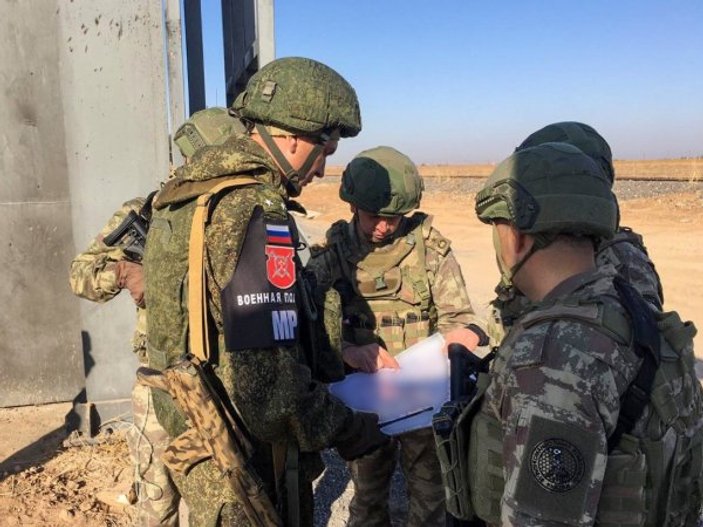 Türk ve Rus askerlerinin 8. ortak devriyesi