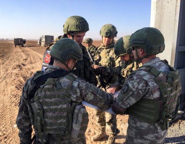 Türk ve Rus askerlerinin 8. ortak devriyesi