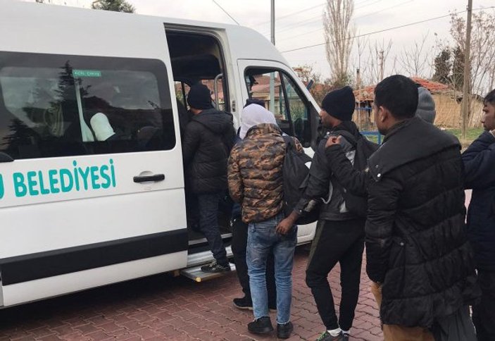 Tekirdağ'da 35 kaçak göçmen yakalandı
