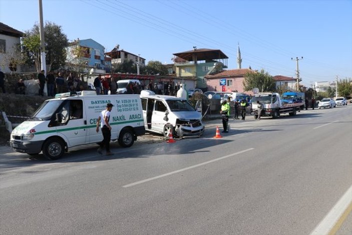 Denizli'de trafik kazası:1 ölü