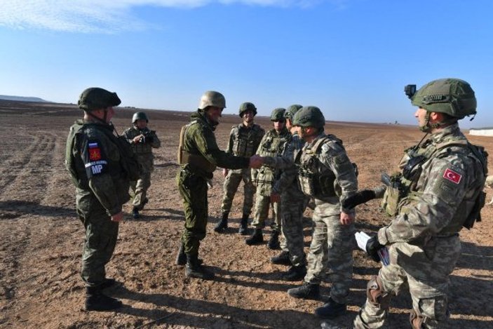 Türk ve Rus askerlerinin onuncu kara devriyesi tamamlandı