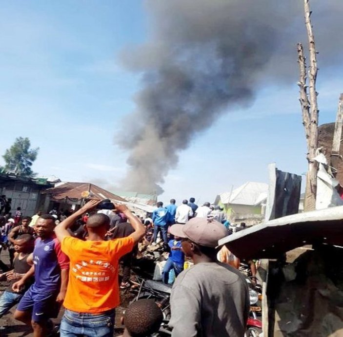Kongo Demokratik Cumhuriyeti’nde uçak düştü: 17 ölü