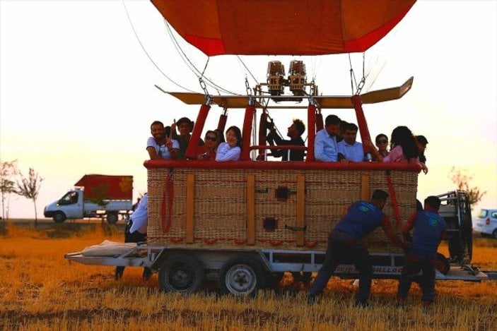 Mardin'de sıcak hava balonu turizme ivme kazandırdı