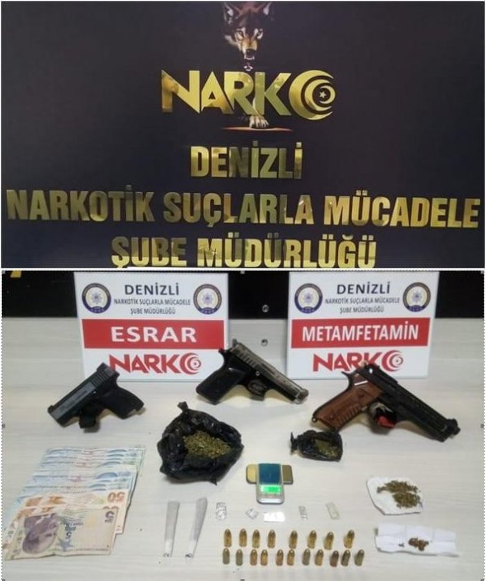 Denizli'de uyuşturucu operasyonu: 16 tutuklama