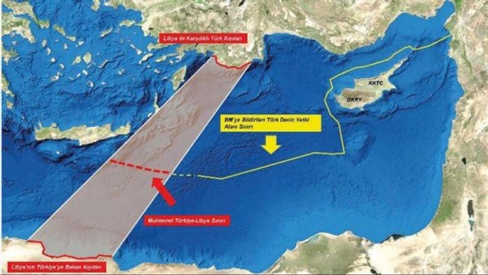 Türkiye ile Libya artık Akdeniz'de komşu