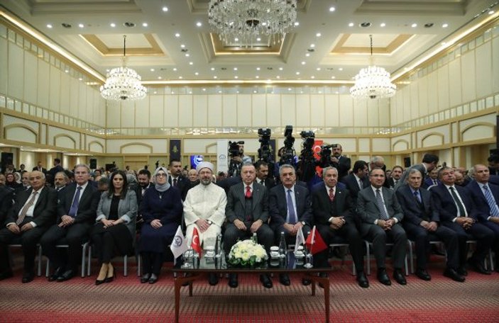 Cumhurbaşkanı Erdoğan Ankara'daki Din Şurası'nda konuştu
