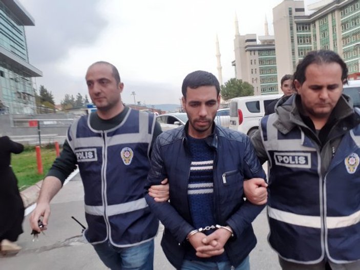 Gaziantep'te sokak ortasında eşini döven şahıs tutuklandı