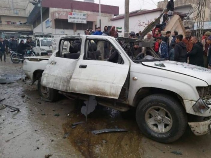 Teröristler Celabrus'ta bombalı yüklü araç patlattı